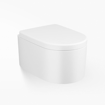 Italian Contemporary Wall-Hung Toilet, Armani Off-White