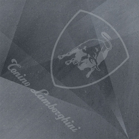 Le Mans Carbonio 30" x 30"  Logo D Porcelain Tile