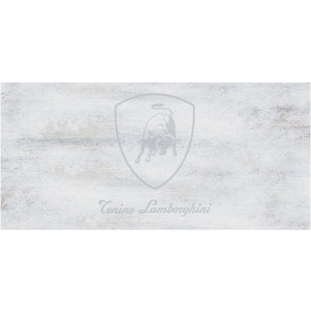 Montecarlo Bianco 18" x 36" Décor Logo H  Porcelain Tile