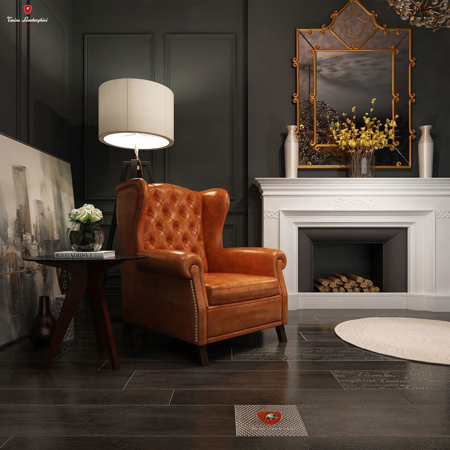 Montecarlo Nero 6"x36" Porcelain Tile