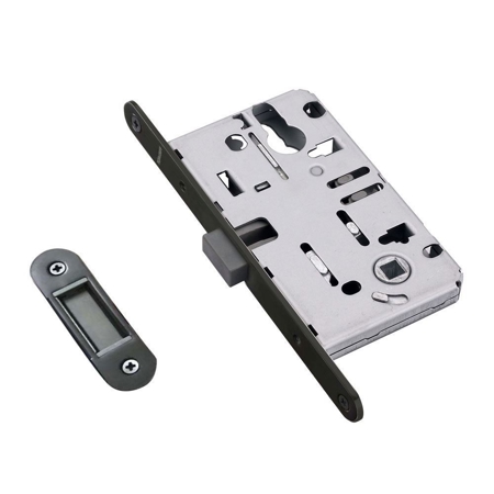 Gun Black Magnetic Mortise Lock For Room Function