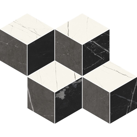 Lineae Cubo Crystal 10" x 11" Mosaic