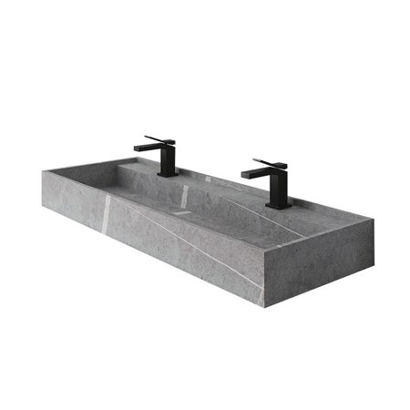 Senda Gris 46" Naturally Designed Double Sink