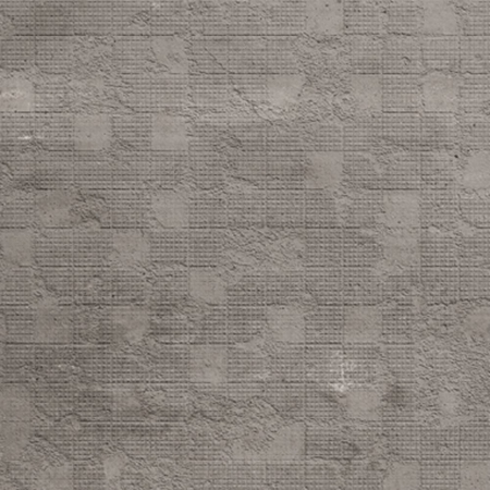 Outdoor Porcelain Paver, 24" x 24" Patio Ripped-out Gray