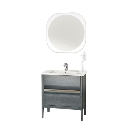 Amadeus Modern 30" Single Bathroom Vanity Cabinet, Gray