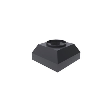 Aluminium Post Top Light Square Base Cover