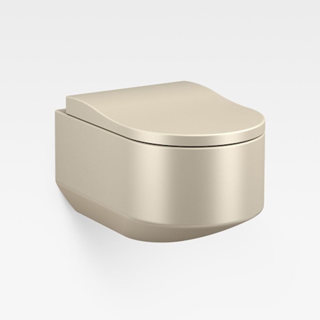 Italian Modern Wall-Hung Toilet Set, Armani Greige