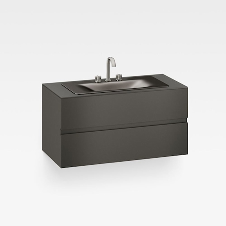 Italian Modern Bathroom Vanity Set, Armani 48" Nero, DM