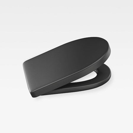 Italian Contemporary Soft-Closing Seat And Cover, Armani Nero