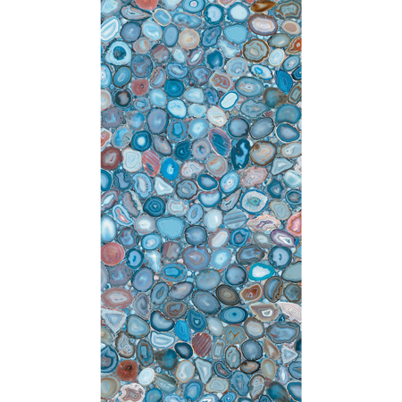 Modern Italian Porcelain Tile, Privilege Cobalto, 48" x 110"
