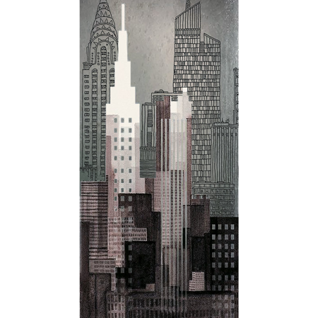 Modern Italian Porcelain Tile, Allure New York 2, 48" x 110"