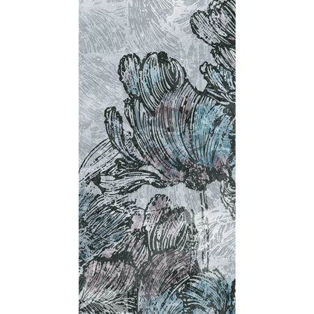 Modern Italian Porcelain Tile, Allure Poppy 1, 48" x 110"