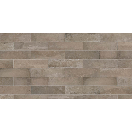 Modern Italian Porcelain Tile, Charme Brick Tan, 3" x 12"