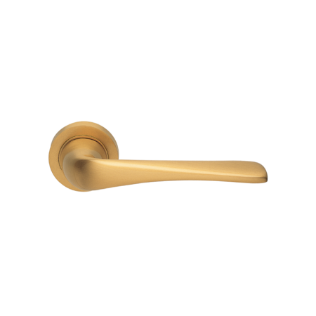 Cielo Italian Luxury Interior Door Handle, Satin Brass