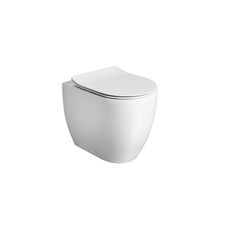 FLOAT MATT WHITE FREESTANDING TOILET, NORIM