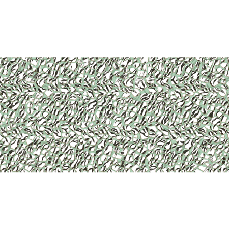 Roberto Cavalli Lush 24"x48" Decoro Tiger Twiga Aqua Lux.Rett