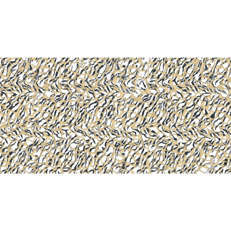 Roberto Cavalli Lush 24"x48" Decoro Tiger Twiga Ochre Lux.Rett