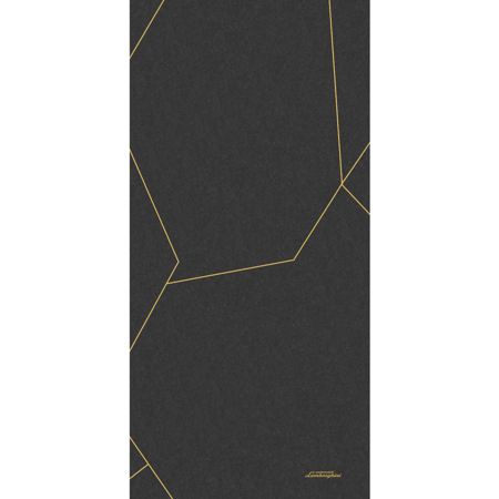 Powerful 48'' x 102'' AL04 Black Honed Porcelain Tile