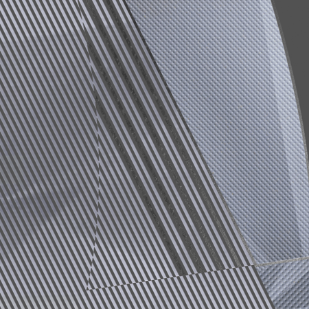 Le Mans Acciaio Bubble 30"x30" Decoro Trace