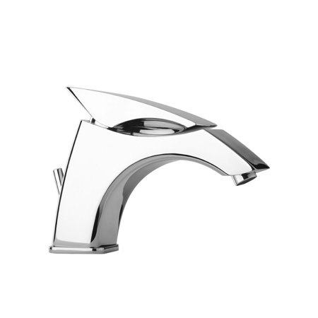 Indy Matt Black Single Lever Basin Mixer with Pop-up Waste