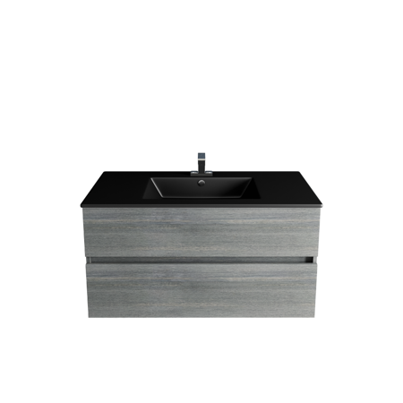 Frozen Gray 36" Wall Hang Bathroom Vanity