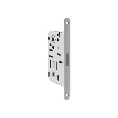 Silencio Magnetic Mortise Key Lock, Satin Chrome