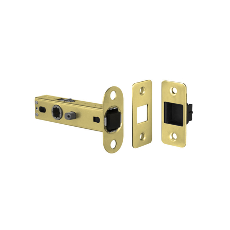 Click Passage Magnetic Tubular Latch, Polished Brass
