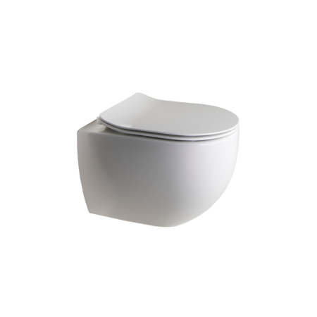 FLOAT MATT WHITE WALL HUNG TOILET, NORIM