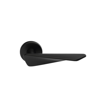 Amara Italian Contemporary Interior Door Handle, Black Anthracite