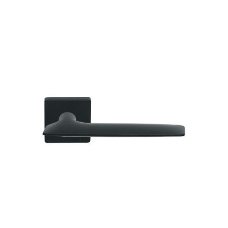 Eterna Italian Contemporary Door Handle, Black Anthracite