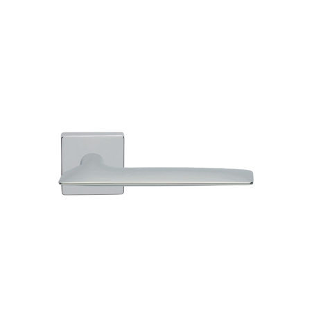 Eterna Italian Contemporary Door Handle, Chrome Plated
