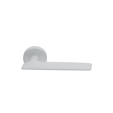 Eterna Due Italian Interior Door Handle, White