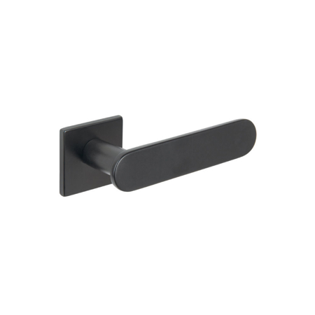 Evora Contemporary Interior Door Handle, Black Pearl