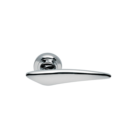 Alea Italian Modern Interior Door Handle, Chrome