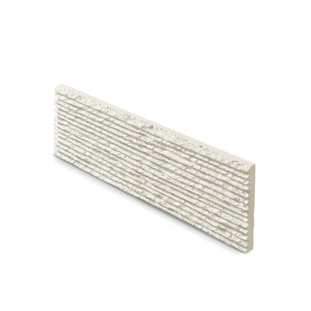 Riscado White 6" x 20" Concrete Tile