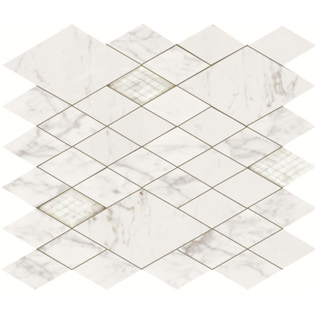 Majestic Apuanian White 12" x 13" Polished Mosaic