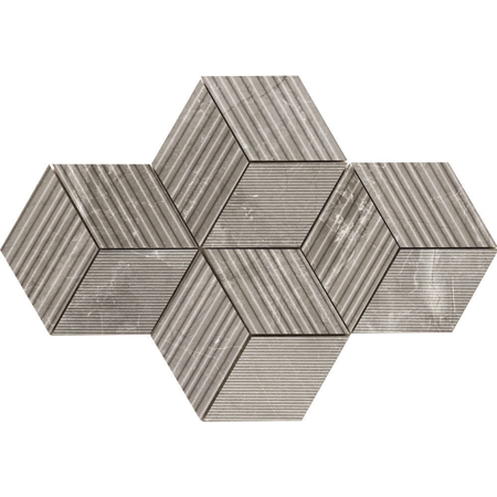 Majestic Supreme Gray Cube 12" x 12" Matt Mosaic