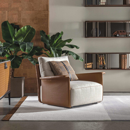 Pantelleria Armchair with Armrest