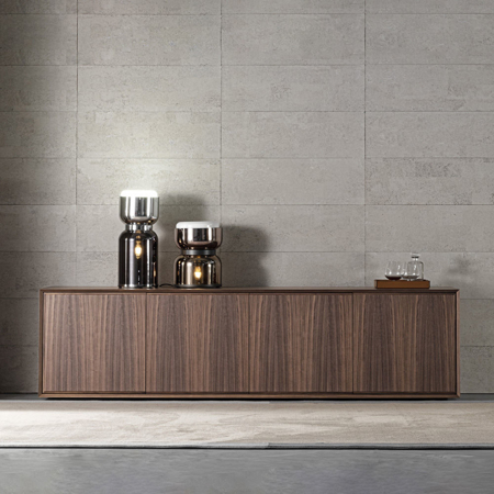 Moscova Wood 96" x 21" 4 Door Sideboard, 27" High