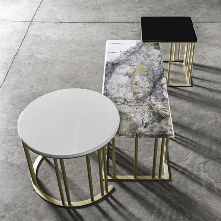 Alghero Ø 24" Round Coffee Table, 18" High