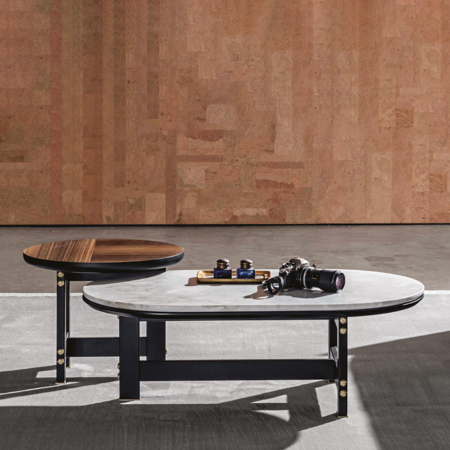 Egadi Ø 40" Round Coffee Table, 14" HIgh