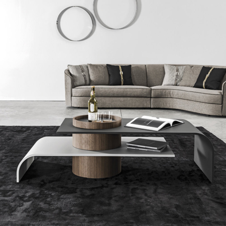 Etna 59" x 24" Rectangular Coffee Table, 17" High