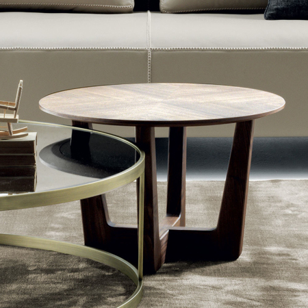 Vitruvio Ø 24" Round Coffee Table, 15" High