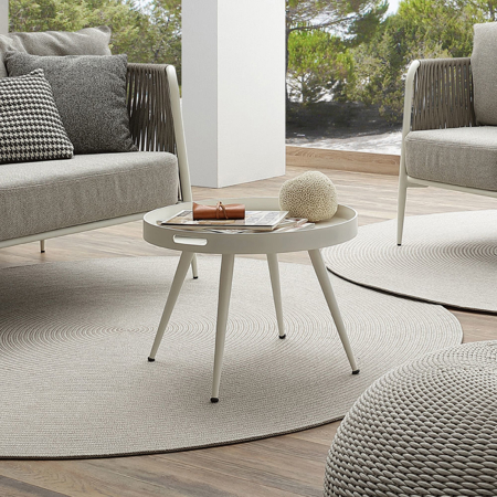 Circeo Round Outdoor Side Table