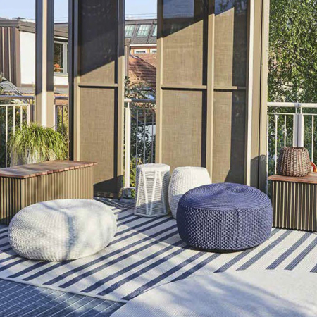 Gargano Ø 20" Outdoor Pouf