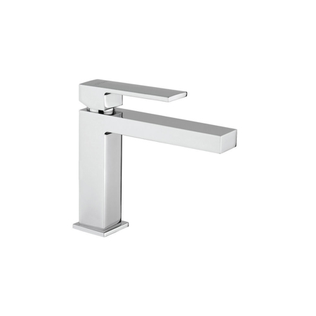 Quadro Single Handle Lavatory Faucet With Lever Handle Chrome