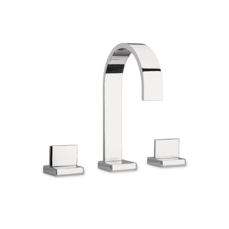 Galene roman tub with lever handles in Chrome