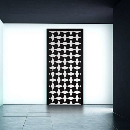 Black Haute Couture Interior Door