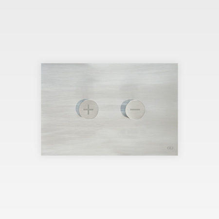 Trumpet Polished Stainless Steel Flush Plate