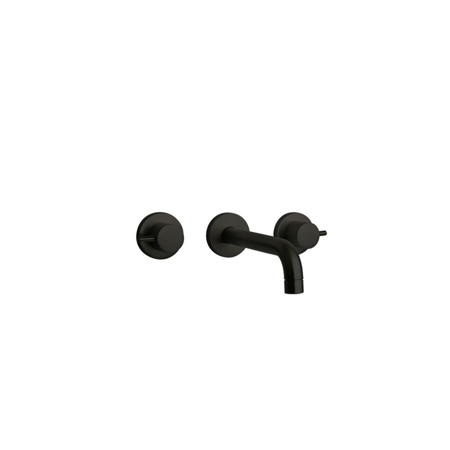 Oden wall mount lav faucet 1.2 GPM Matt Black PVD